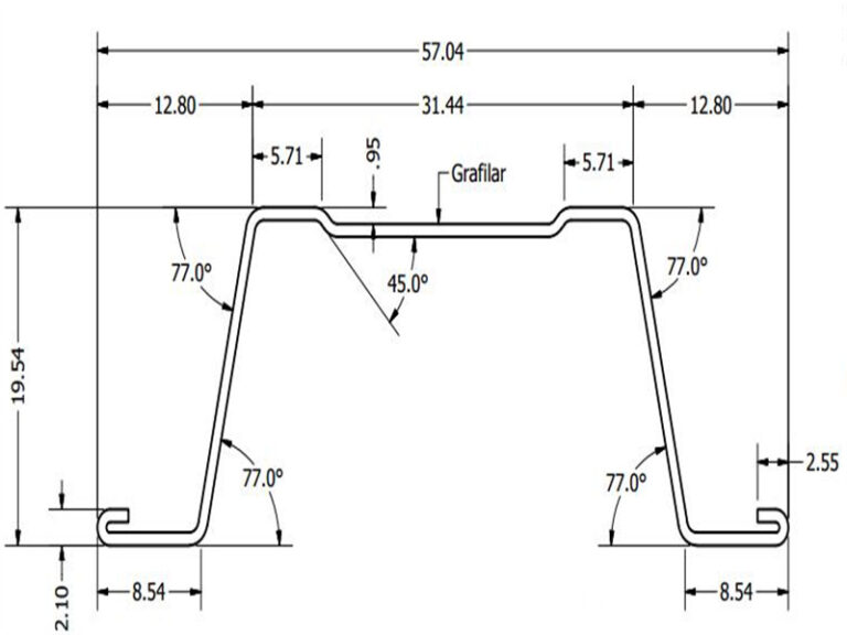steel hat channel frame
