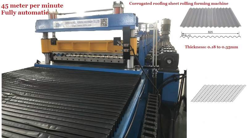 High Precision Arc Roof Tile Roll Forming Machine for Curved Panels