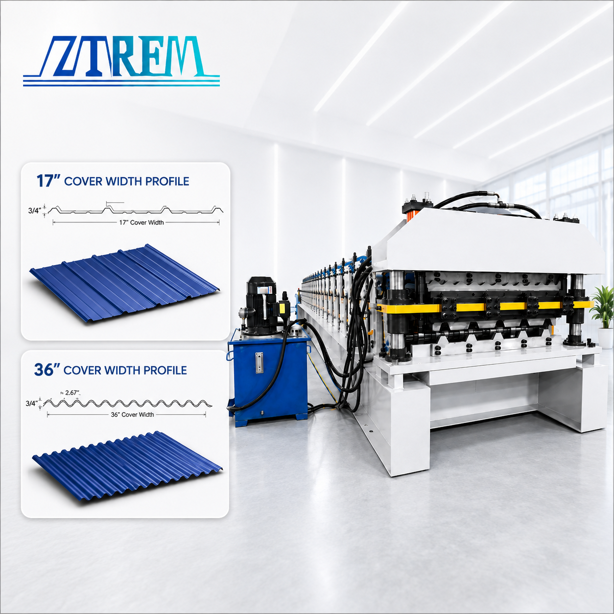 High Precision Double Layer Roof Panel Roll Forming Machine