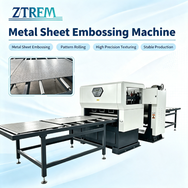 Metal Sheet Embossing Machine with Automatic Hydraulic System High Precision Roller and Durable Construction