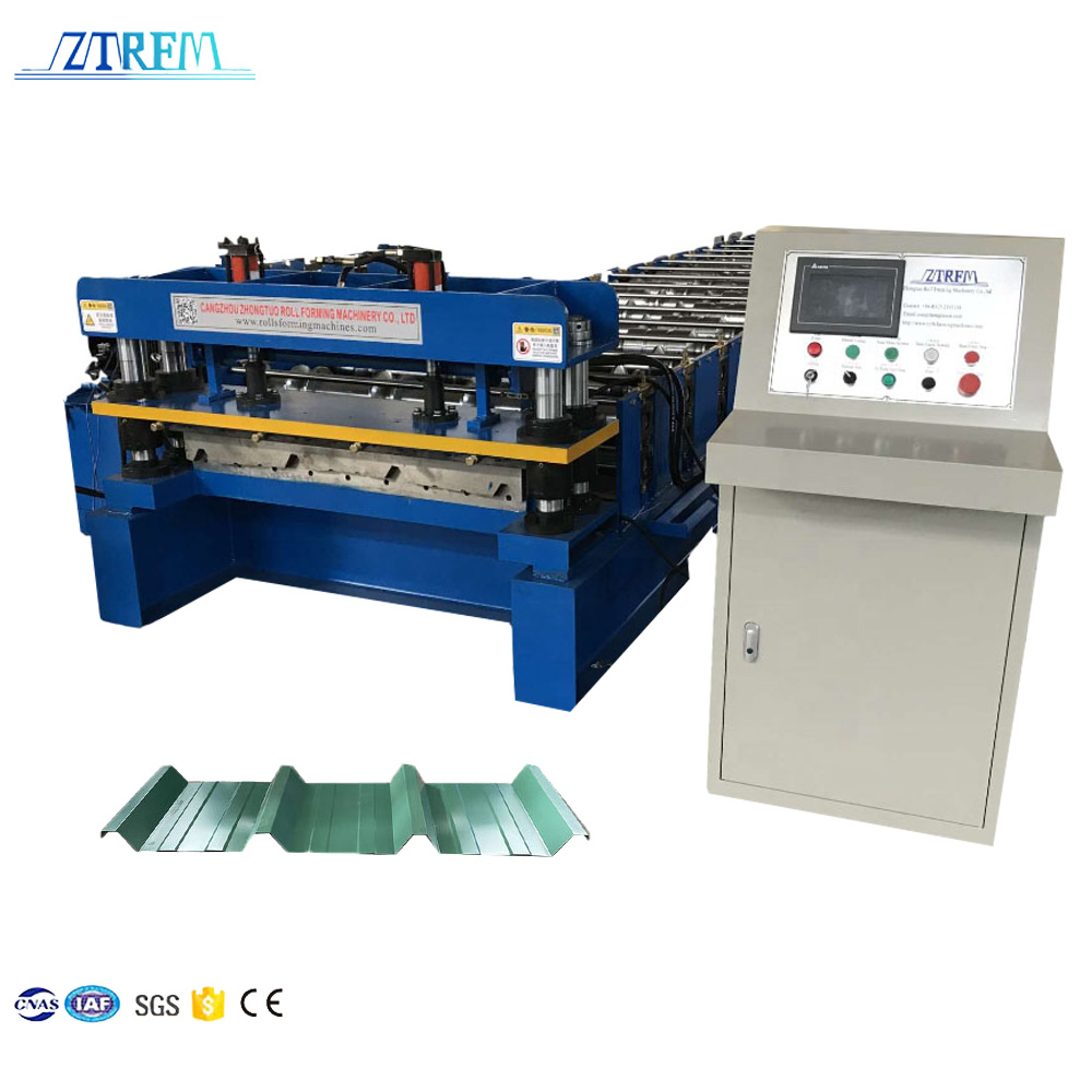 ZTRFM Full Automatic Peru Hot Sale Tr4 Roof Tile Making Machine Metal Trapezoidal 4 Rib Roofing Roll Forming Machine