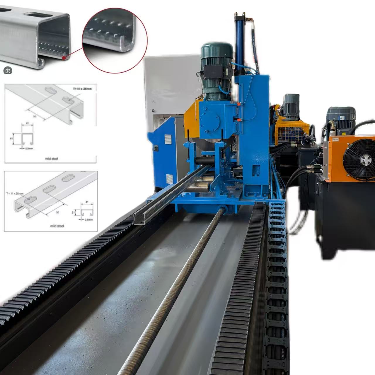 Automatic Solar Panel Bracket Roll Forming Machine
