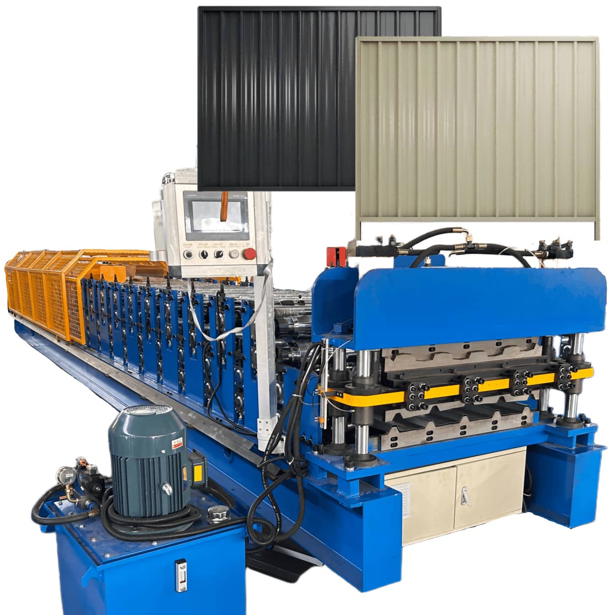 ZTRFM Automatic Color Coated Steel Fence Wall Panel Roll Forming Machine