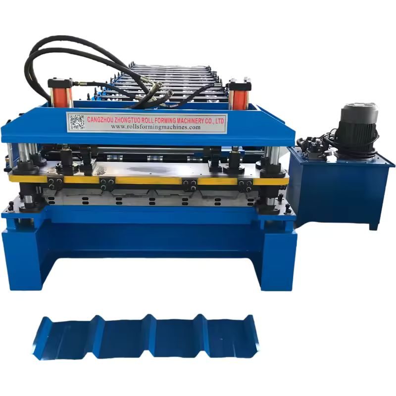 Portable 5 Rib IBR Metal Roof Sheeting Roll Forming Machine, Building Material Machinery