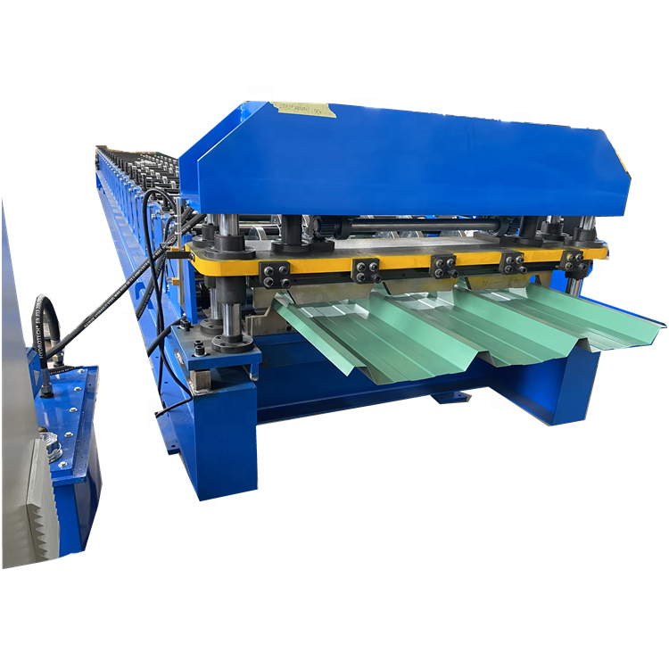 Long Service TR4 Trapezoid PPGI Roof Sheet Cold Roll Forming Machine, Peru Popular Heavy‑Duty
