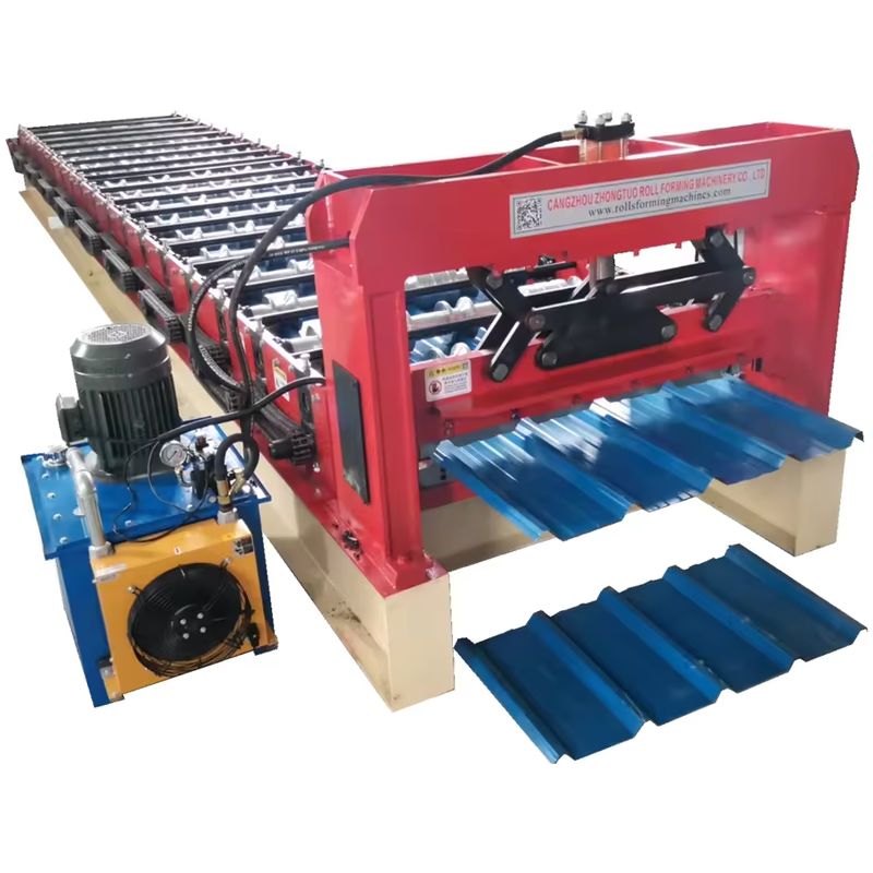 Made‑in‑China PPGI Color Steel IBR Roof Wall Panel Roll Forming Machine CE Certified