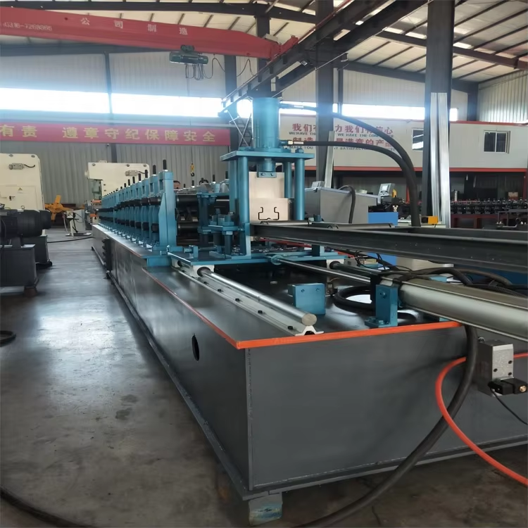 High precision steel storage rack profile forming equipment 