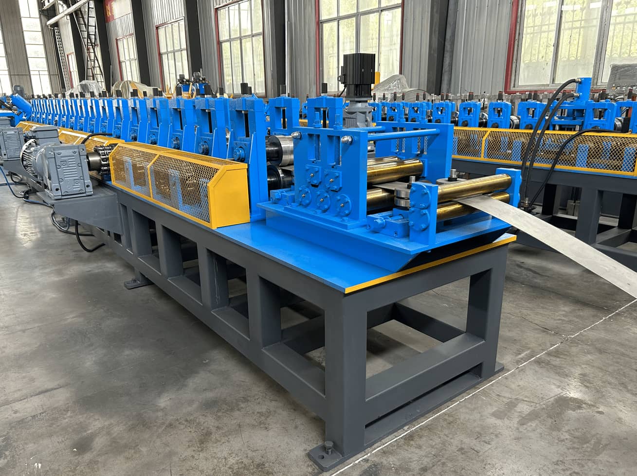Z Beam Storage Shelf Rack Roll Forming Machine