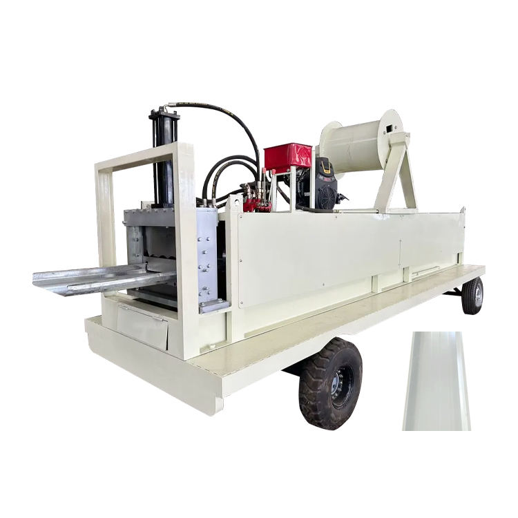 moveble standing seam roof machine