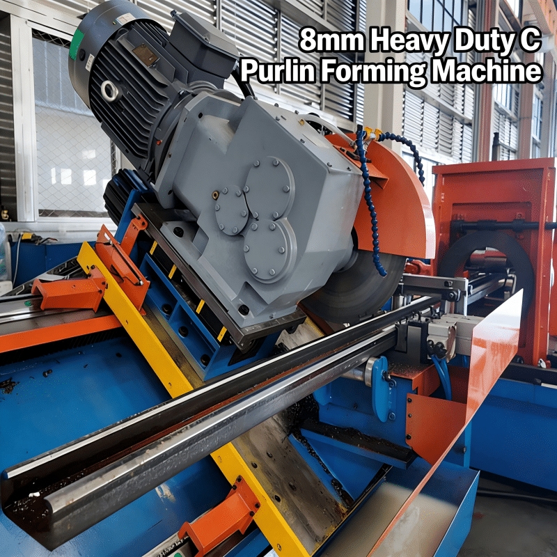 8mm Heavy Duty C Purlin Roll Forming Machine