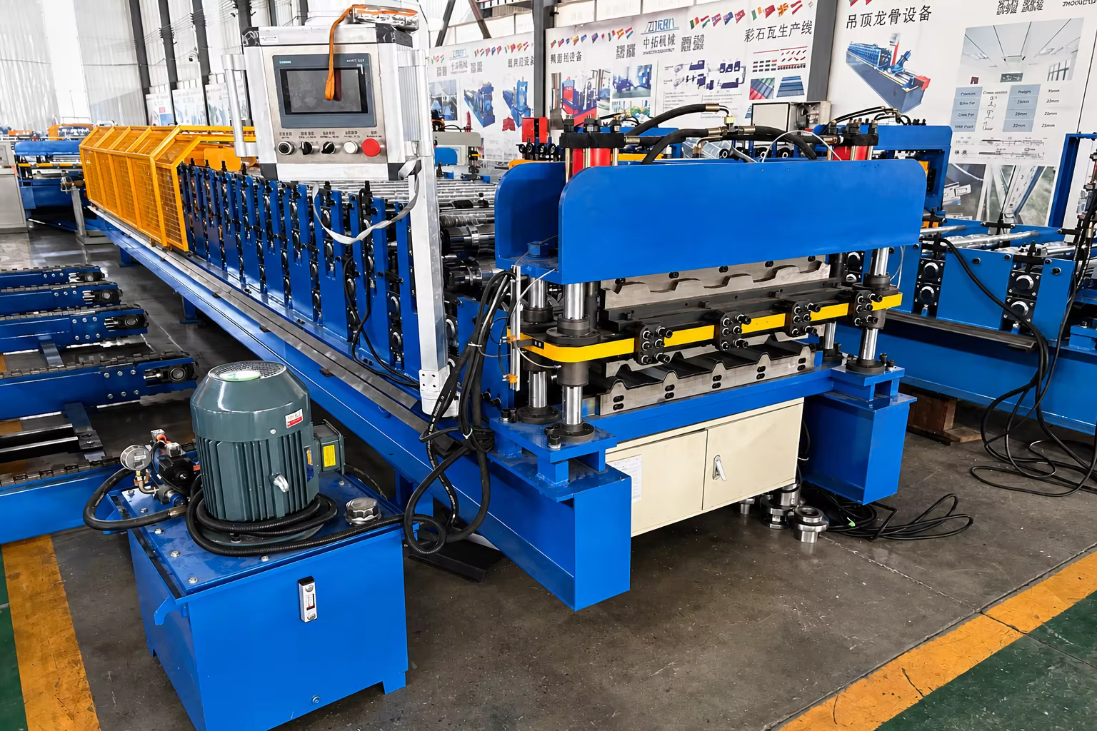 PLC control cabinet and fence panel line