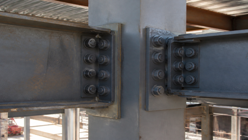Heavy Structural Steel Frame Beam-to-Column Splices