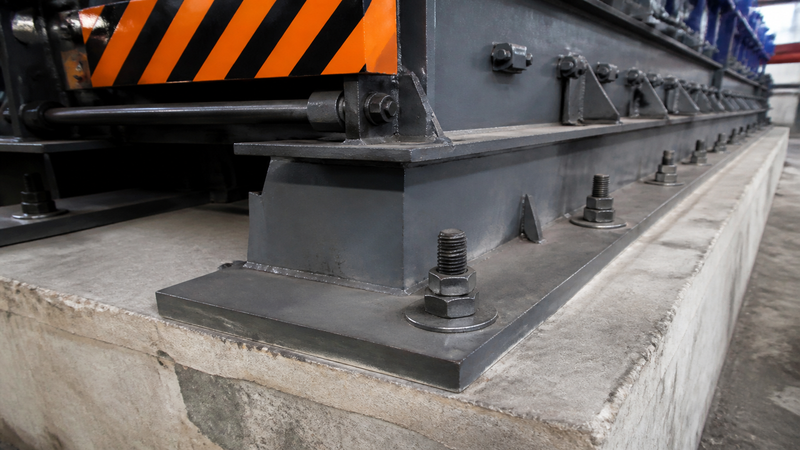 Roll Forming Machine Foundation Anchor Embedment