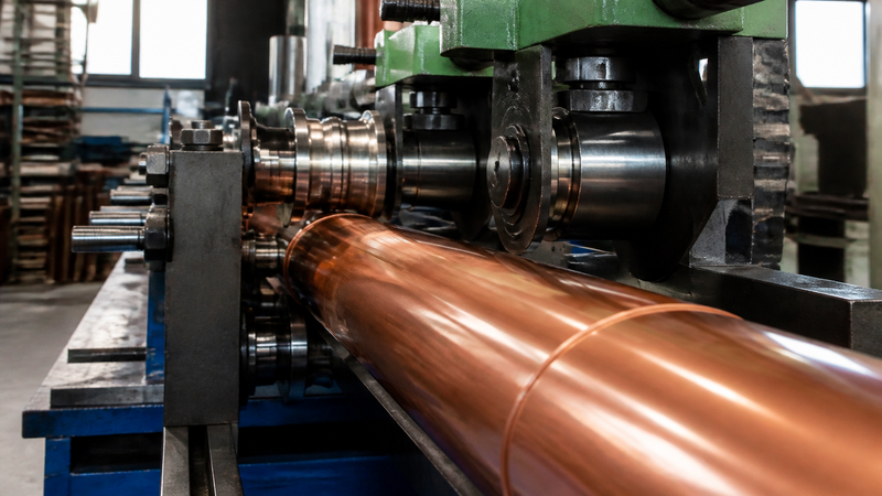 Architectural Pure Zinc & Copper Heritage Downpipe Forming Lines