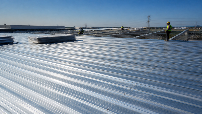 Long-Span Industrial Warehouse Roofing & Wall Cladding