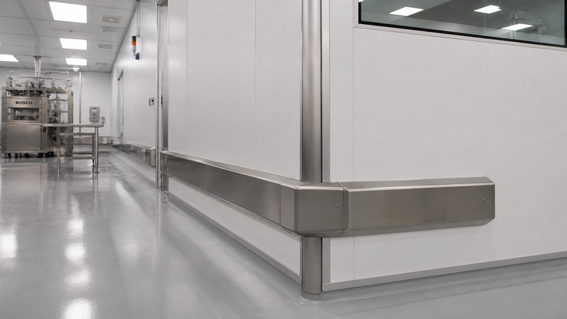 Pharmaceutical Cleanroom Hygienic Cable Troughs