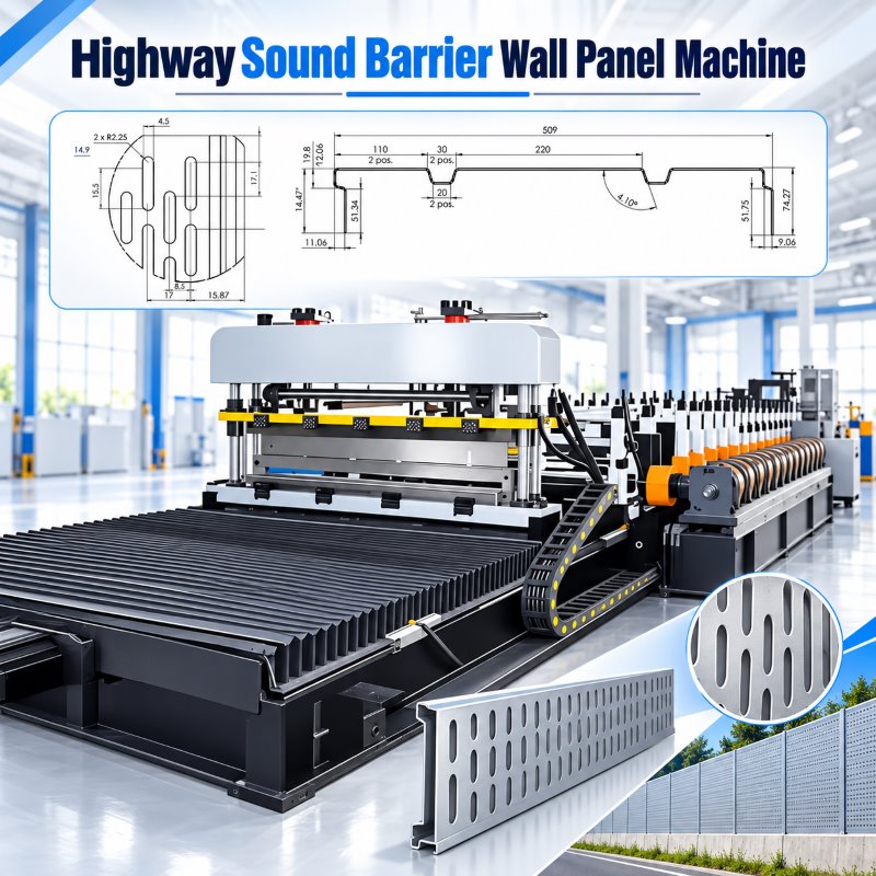Highway Sound Barrier Wall Panel Machine (1)