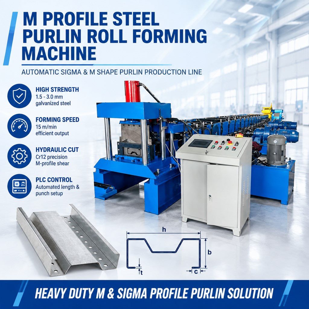 Sigma purlin roll forming machine