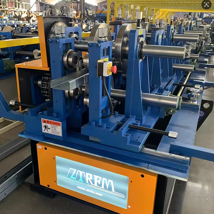 Pre-Cutting C Z Purlin Machine - Hydraulic Pre-Shearing and Punching Unit