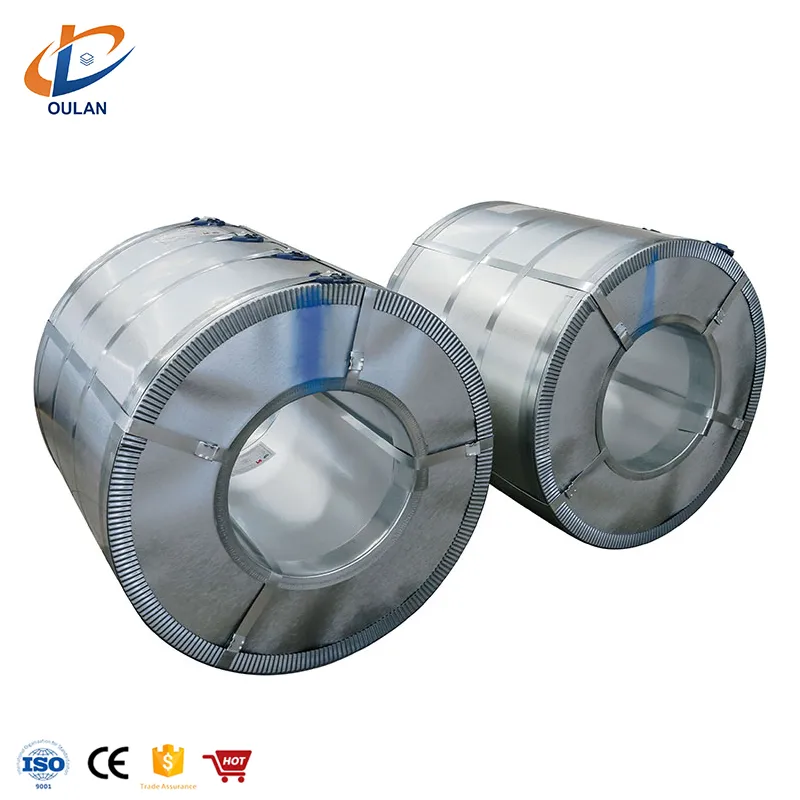 Double Side Galvanized Steel Coil 20/20g Differential Coating One Side Slightly Oiled JIS Certified Cutting Bending Offered
