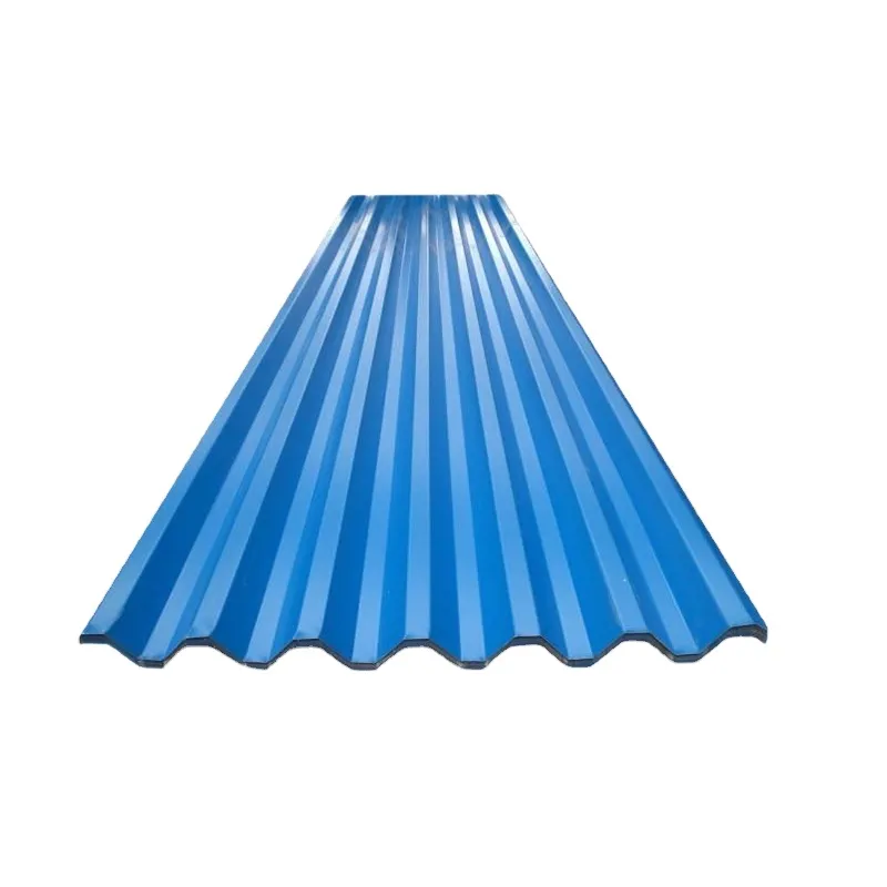 Factory Directly Provide 0.4mm 24 Gauge Corrugated Steel Roofing Sheet 275g Color Coated Galvanized Roof Steel Roofing Sheet