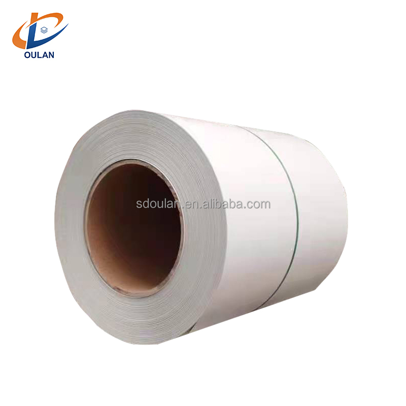 High Quality PE/PVDF Coating 2/2 Painting Color Coated Steel Coil Supports Customized Color and Film Thickness 0.35-3.0mm