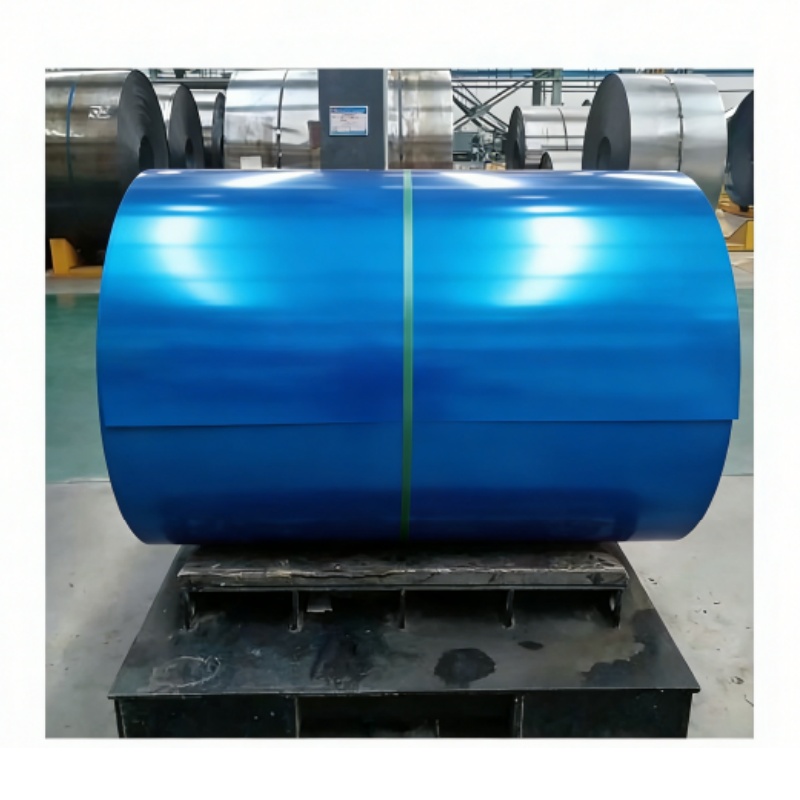 Prepainted Steel Coil for Indoor Vertical Farming Frame JIS Certified Bending Cutting TDC51D+Z Grade 0.21-0.50mm Thickness