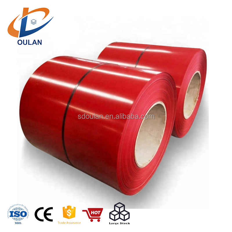 Prepainted PPGI PPGL Z100 Cold Rolled Galvanized Steel Coil Color Coated for Building Material