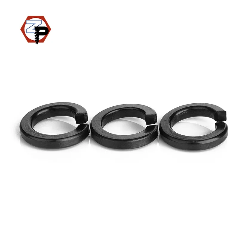 DIN127 GB93 Stainless Steel SS 304 A2-70 Black Oxide M6 M8 M10 M12 M16 Spring Split Lock Washers