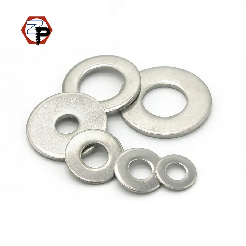 Wholesale Price DIN125 Stainless Steel A2 A4 M6 M8 M10 M12 M20 Flat Washers with Bolts and Nuts