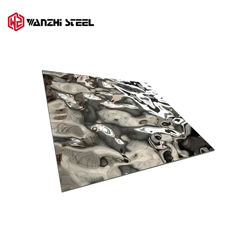 Low Price 6mm 10mm Thick Sus 301 SS304 SS316L Stainless Steel Water Ripple Coil/ Sheet for Kitchenware Shandong, China+15-21 days+Customized+3mm-2500mm or as required+Stainless Steel Sheet