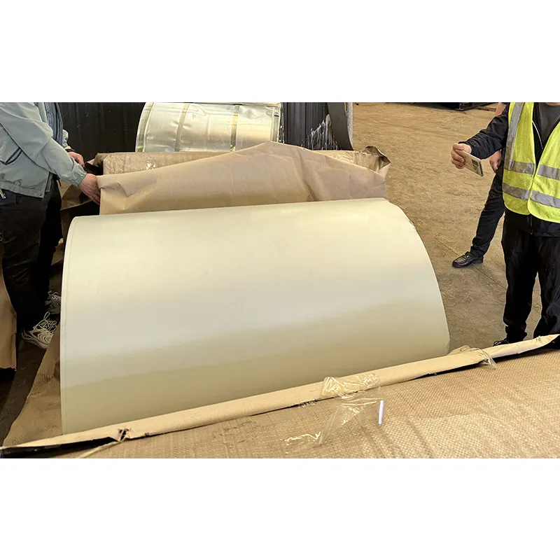 PPGI/PPGL Color Coated Steel Coil 0.4mm Alu-Zinc Roofing & Walling Sheet Galvanized Base & Custom Cut