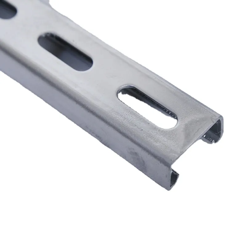 Customized Hot Dipped Galvanized c Channel Make Machine Unistrut Channel Price 41*41mm