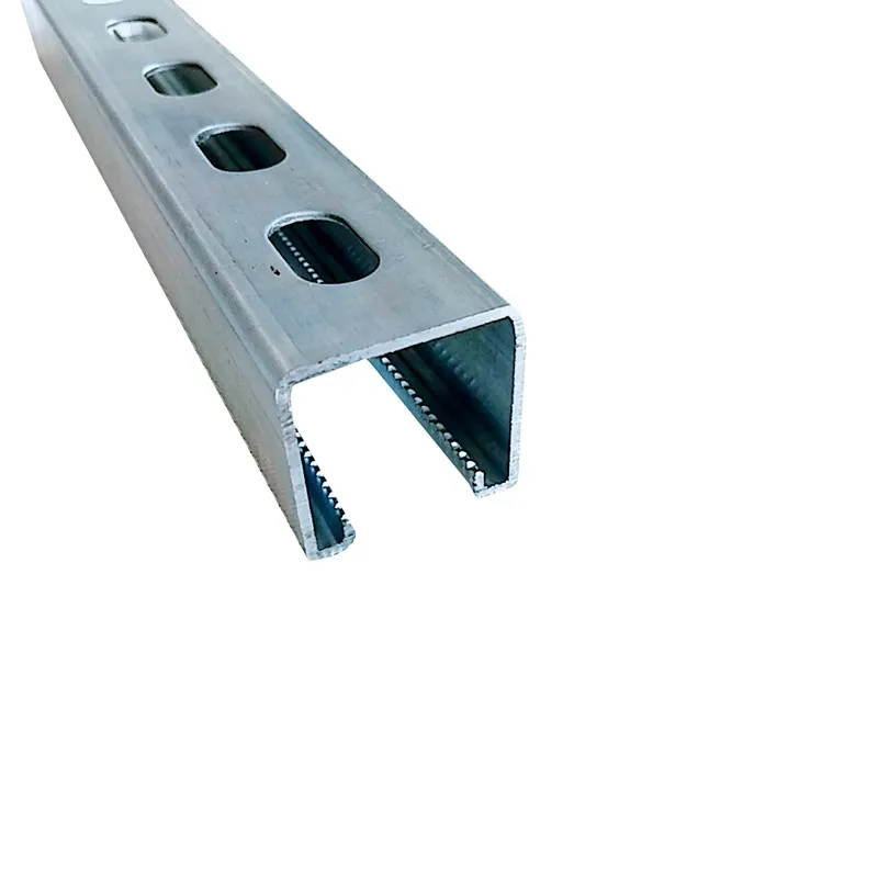 Galvanized 41*41 Slotted Steel Strut Channel 41*25