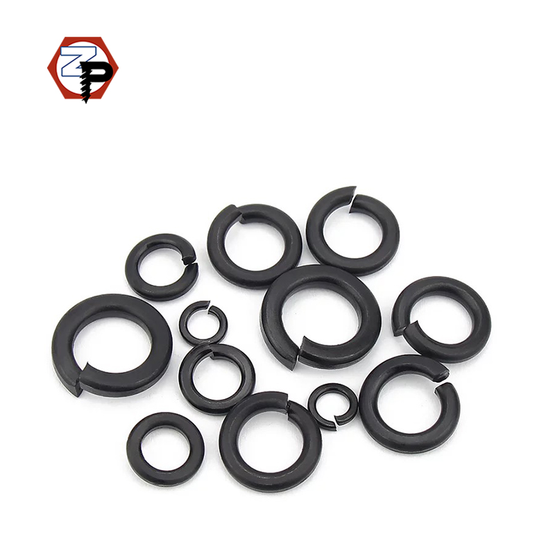 Wholesale Price DIN127 GB93 Carbon Steel Black Oxide M6 M8 M10 M12 M16 Split Spring Lock Washers