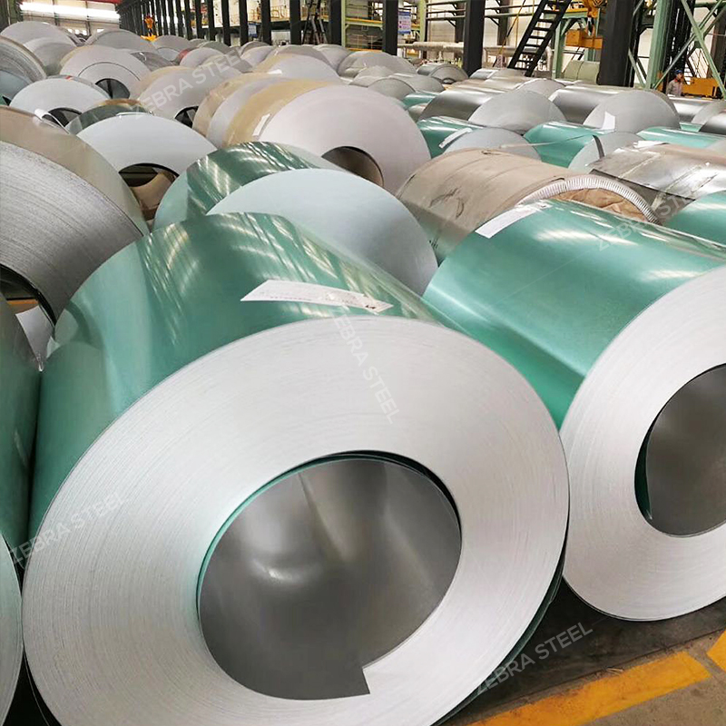 Bobina Lamina Fleje De Acero Galvanizado Galvalume Metal Coil