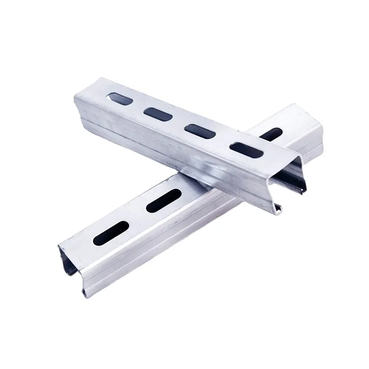 41x41 41x21 Zinc Aluminum Magnesium U Slotted Channel C Type Steel C Channel Unistrut Channel Price 41*41*1.5mm