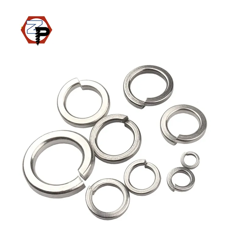 Factory Direct Sales DIN127 GB93 Stainless Steel A2-70 A4-80 M6 M8 M10 M12 M20 Split Spring Lock Washers