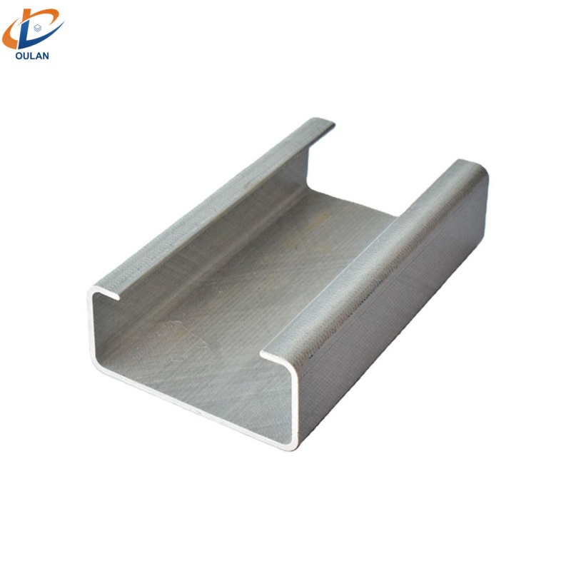 5G Tower Construction Grade Galvanizing Cold Rolled Steel Sheet Communication Infrastructure C-Shaped Steel Black Surface