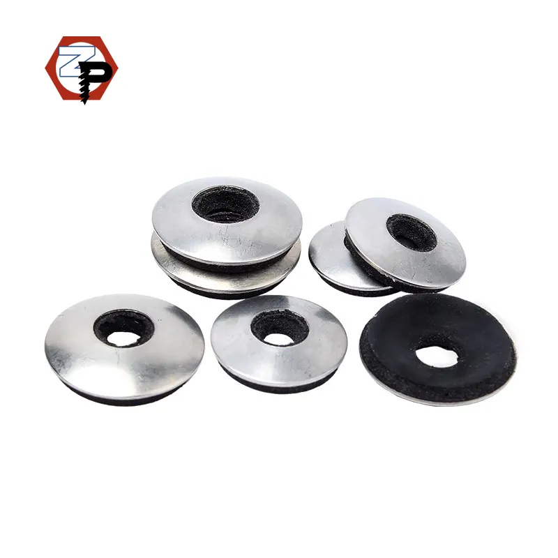 Finish Waterproof Seal Washer Epdm Washer Bonded Rubber Black Stainless Steel Material M4.2 M4.8 M5.5 M6.3