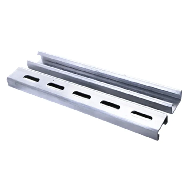 China Manufacturer 41x21 Unistrut c Channel Steel With Low Price for Building Construction