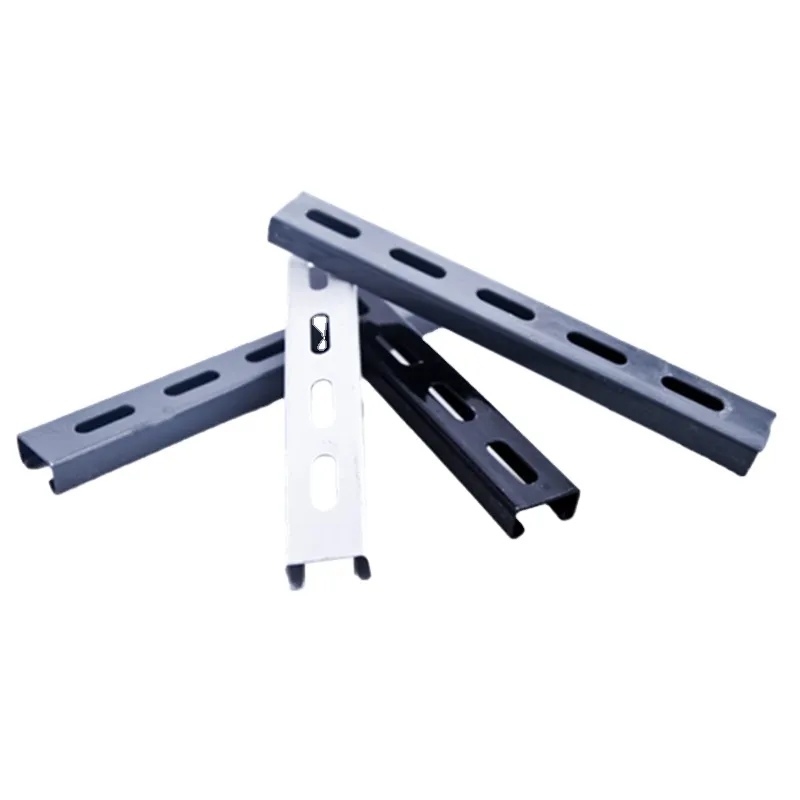 Hot Rolled Aisi Strut Channel Steel Q235 Carbon Material Sprayed C Channel for Construction Bending Welding Cutting Services 41*41