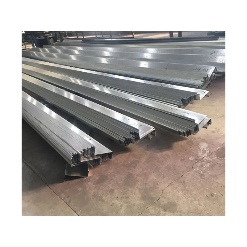 Economical Galvanized Light Gauge Steel Stud Partition System Q235B S235JR ASTM A36 100x50x2mm Z Steel