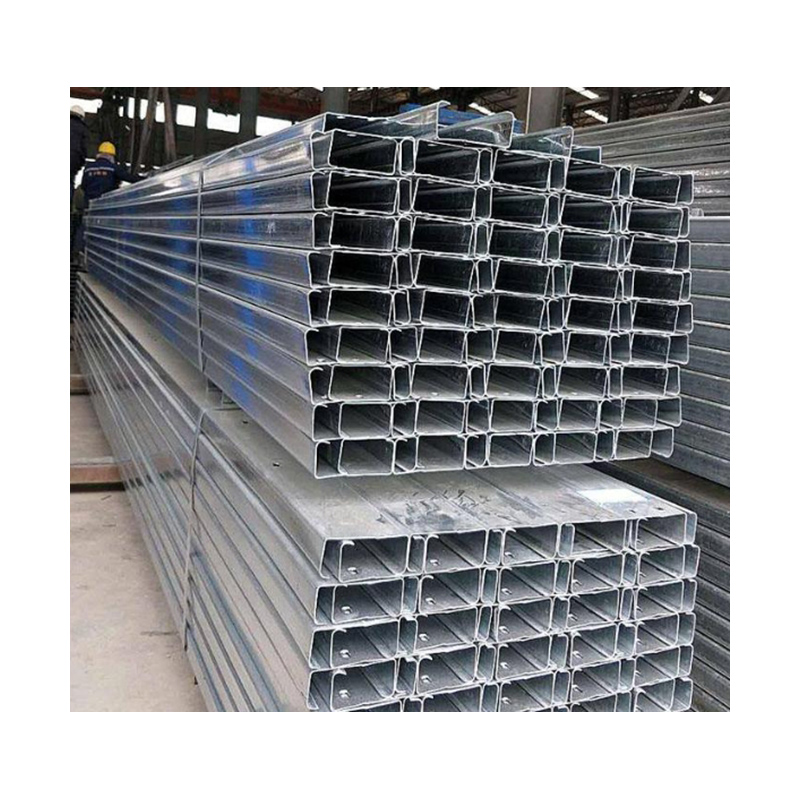 High Strength ST52 Galvanized ASTM Standard Roof Truss Channel Load-Bearing C-Shaped Steel Sheet Bending Cutting Welding BIS