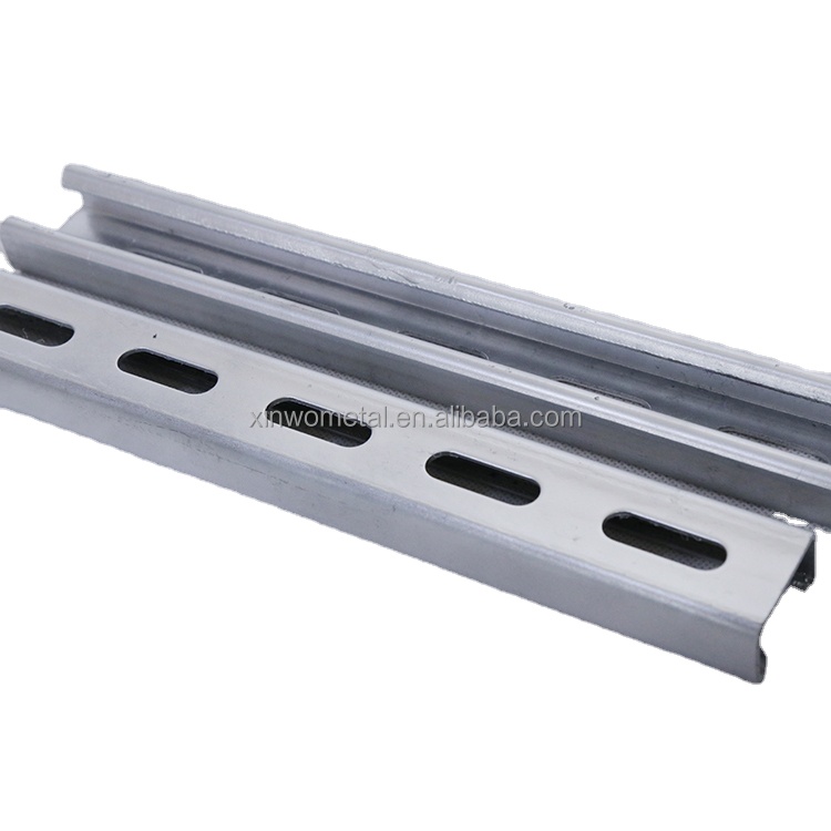 Galvanized Steel Strut Channel and Size 41x41mm/ 41x21mm with Welding Bending and Punching Service
