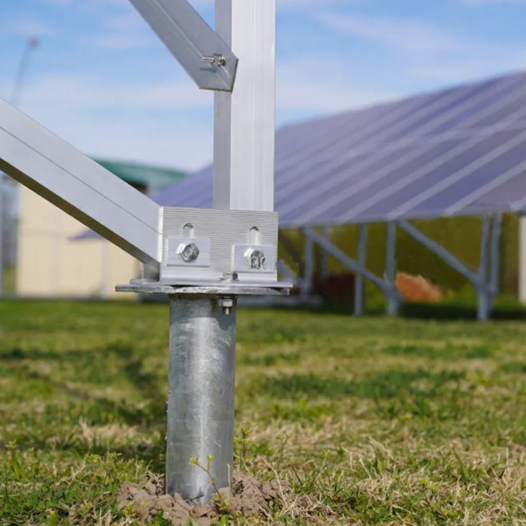 Galvanized Q235 Hot Dipped Ground Screw Anchor DIN EN ISO Standard HQMount Brand 12 Year Warranty solar