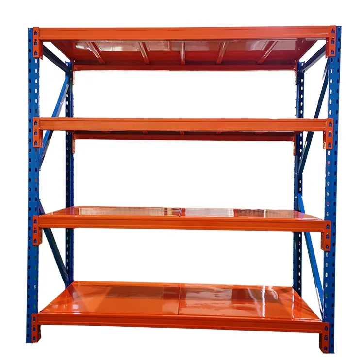 Garage Shelves Industrial Metal Shelving Stack Rack Medium Duty Steel Shelving Boltless Racking Shelves Warehouse Storage Rack