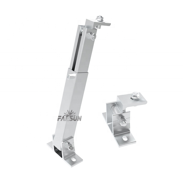 FarSun Roof Solar System PV Panel Structure Aluminum Mounting Mental Roof Bracket
