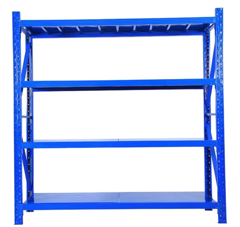 Manufacture Factory 200KG Shelf Metal Light Duty Shelves Industrial Racking System Powder Coating for Warehouse Storage