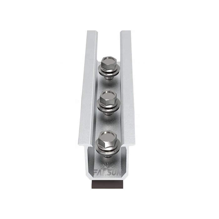 FarSun Customized Profile Solar Racking Mini Rail PV Roof Mount Solar Aluminum U Rail